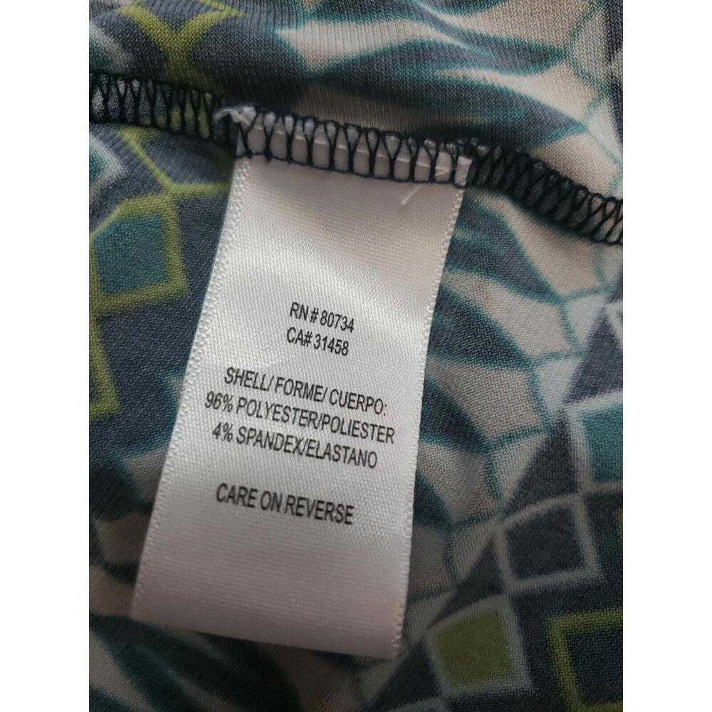 BCBGENERATION GREEN MULTICOLOR GEOMETRIC PATTERN … - image 10